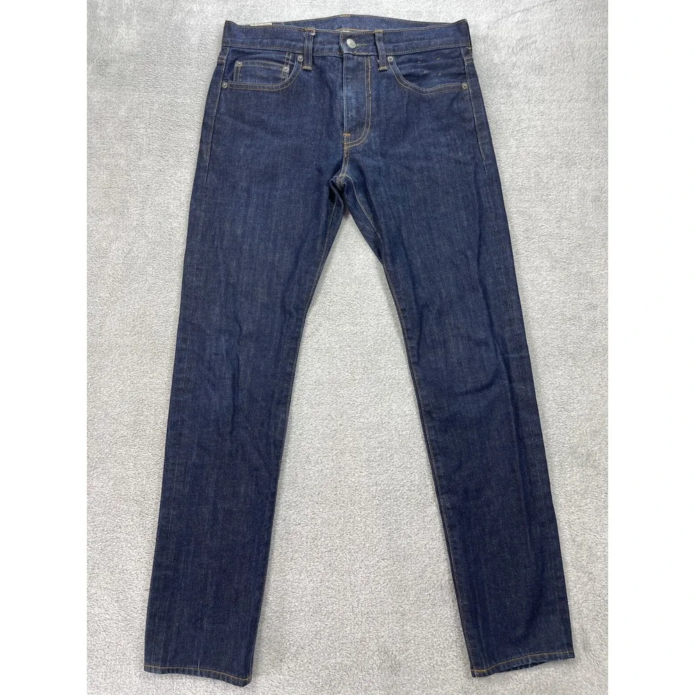 J. Crew Jeans Men 30x32 Blue 484 Slim Fit Japanese Kaihara Selvedge Denim
